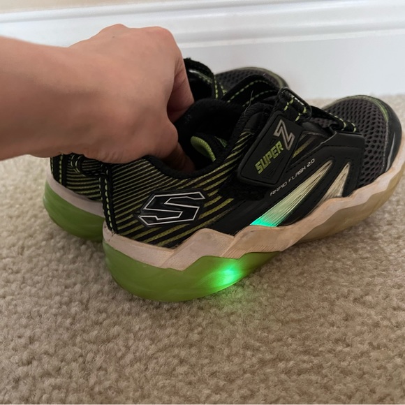 Skechers boys light shoes  Super Z size12.5 - Picture 10 of 11